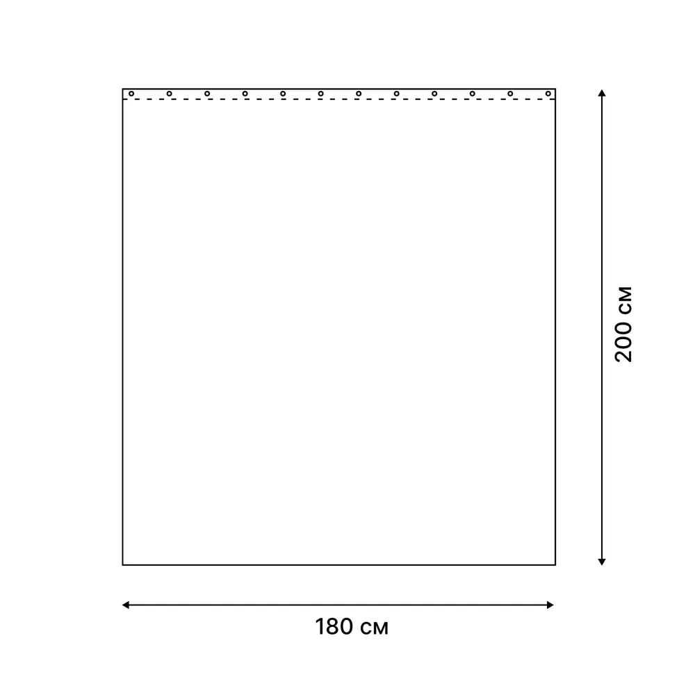 Lemer Loritani — элегантная штора для душа с люверсами 180×200 см 89384981 STLM-1575201 - Вид №8