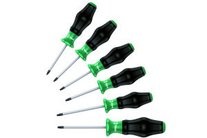 14980150 Набор отверток 1334/1355/6 SATZ 6TLG / 6 PCS WE-031552 WERA