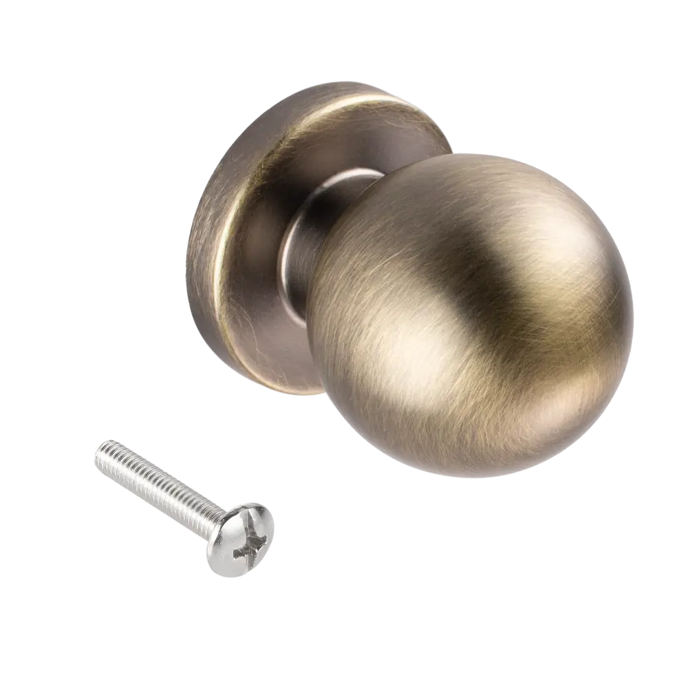 Мебельная ручка-кнопка Edson 22501 25 мм античная бронза STLM-2079598 - Вид №4