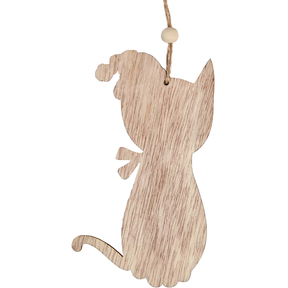 Украшение ёлочное ErichKrause Decor «Кошечка», 13 см, дерево 82306319 STLM-2146605  - Вид №1
