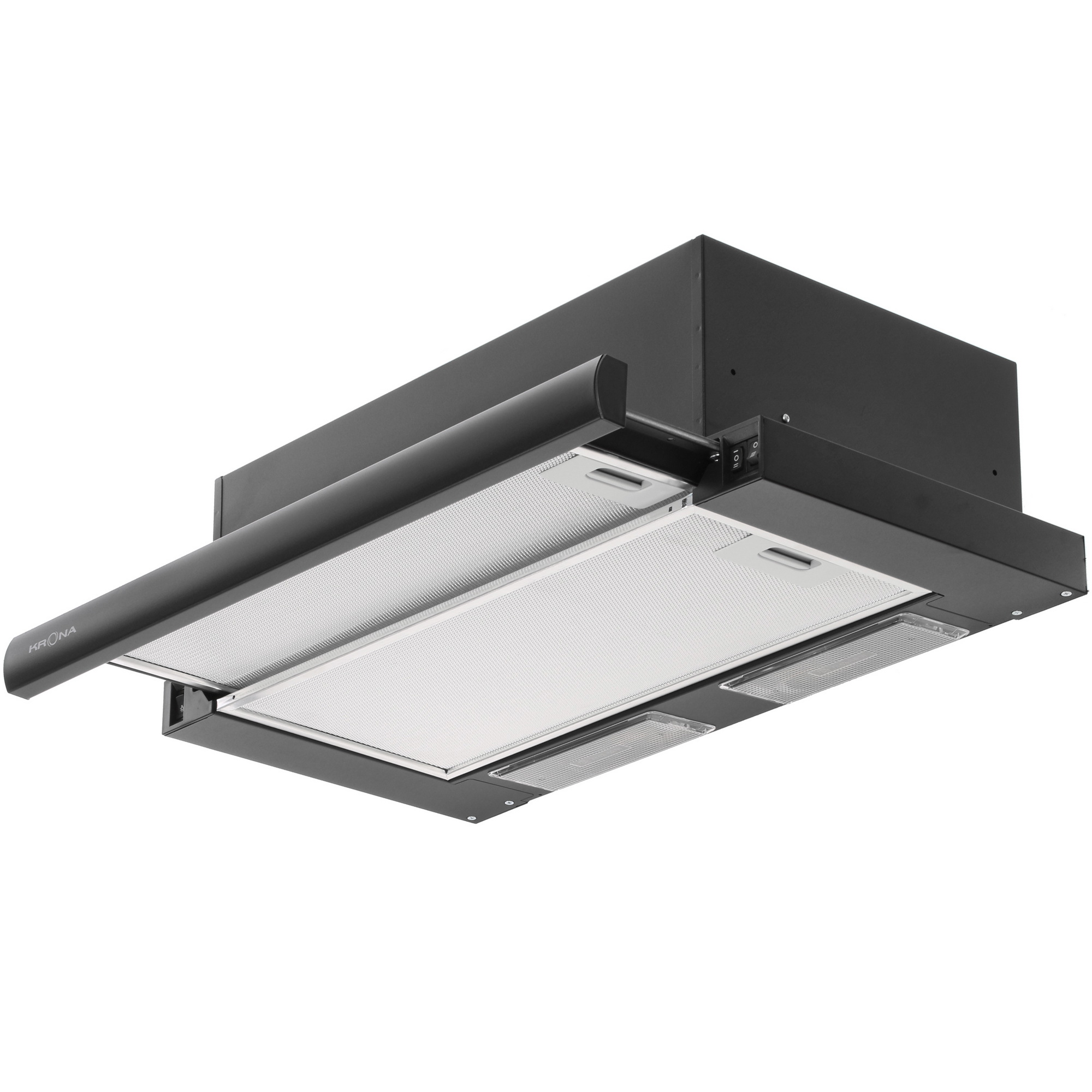 8158168 Вытяжка телескопическая KRONA KAMILLA 600 SUPERNOVA B черный/черный STDN-0017864 - Вид №2