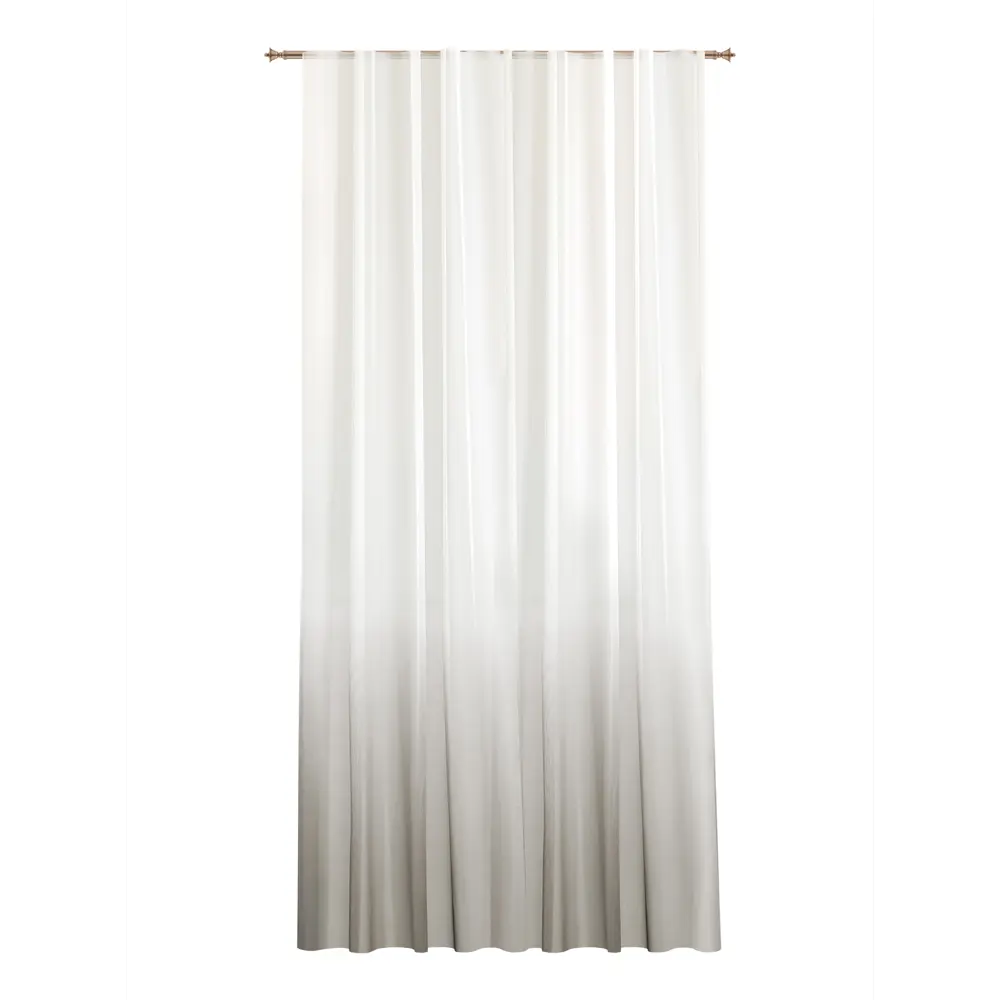 Тюль на ленте Париж 300x280 см цвет серый MIAMOZA STLM-2073180 - Вид №1