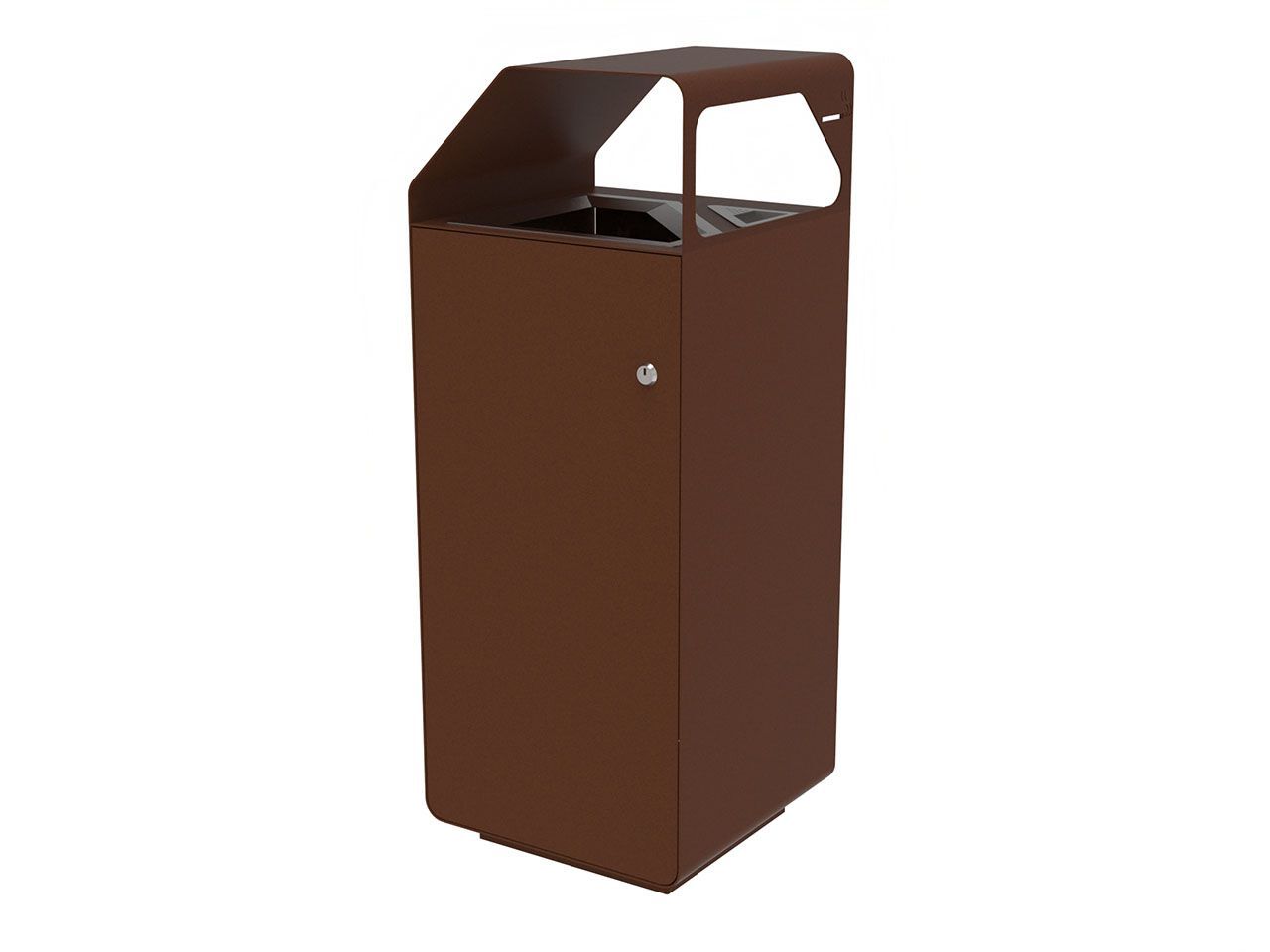 Держатель для мусора из листового металла с пепельницей Lazzari Майами ARCH-00129152 - Вид №6