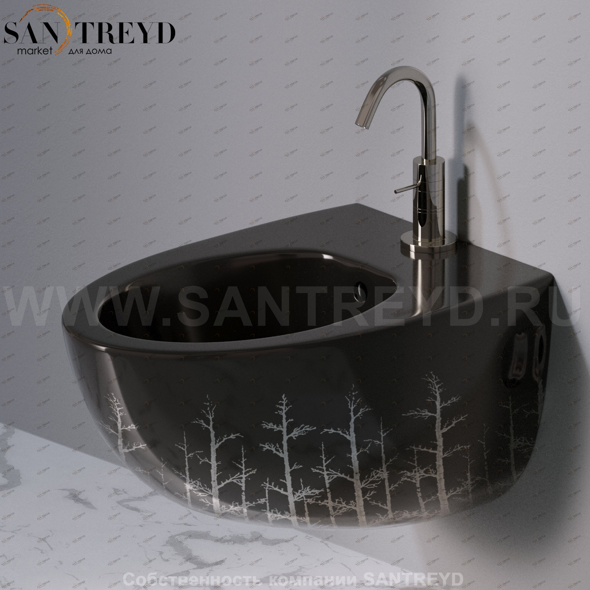 S512406P Биде подвесное OVAL A. e T. Italia AeT ITALIA