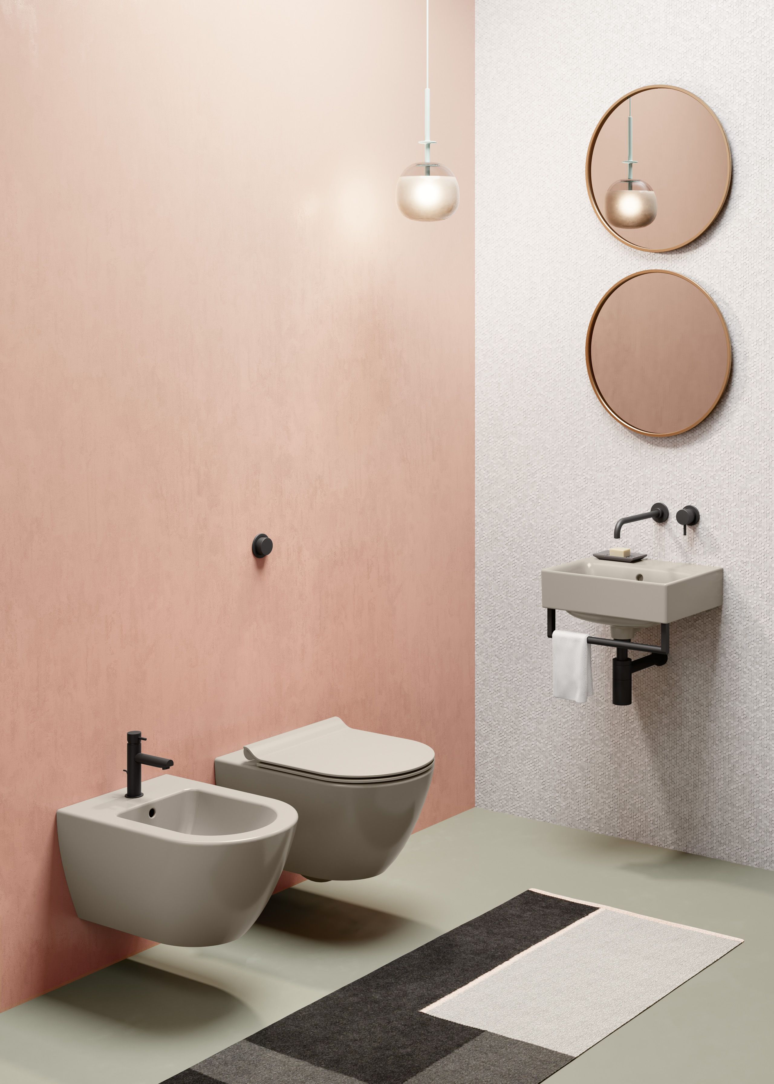 Керамический настенный туалет GSI ceramica Color Elements ARCH-00136073 - Вид №15