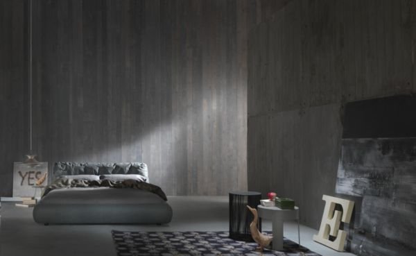 Кровать двуспальная 180х200 серая Sharpei DORELAN LIFESTYLE 011636 Коричневый - Вид №1