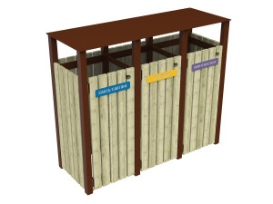 Корзина для мусора для раздельного сбора