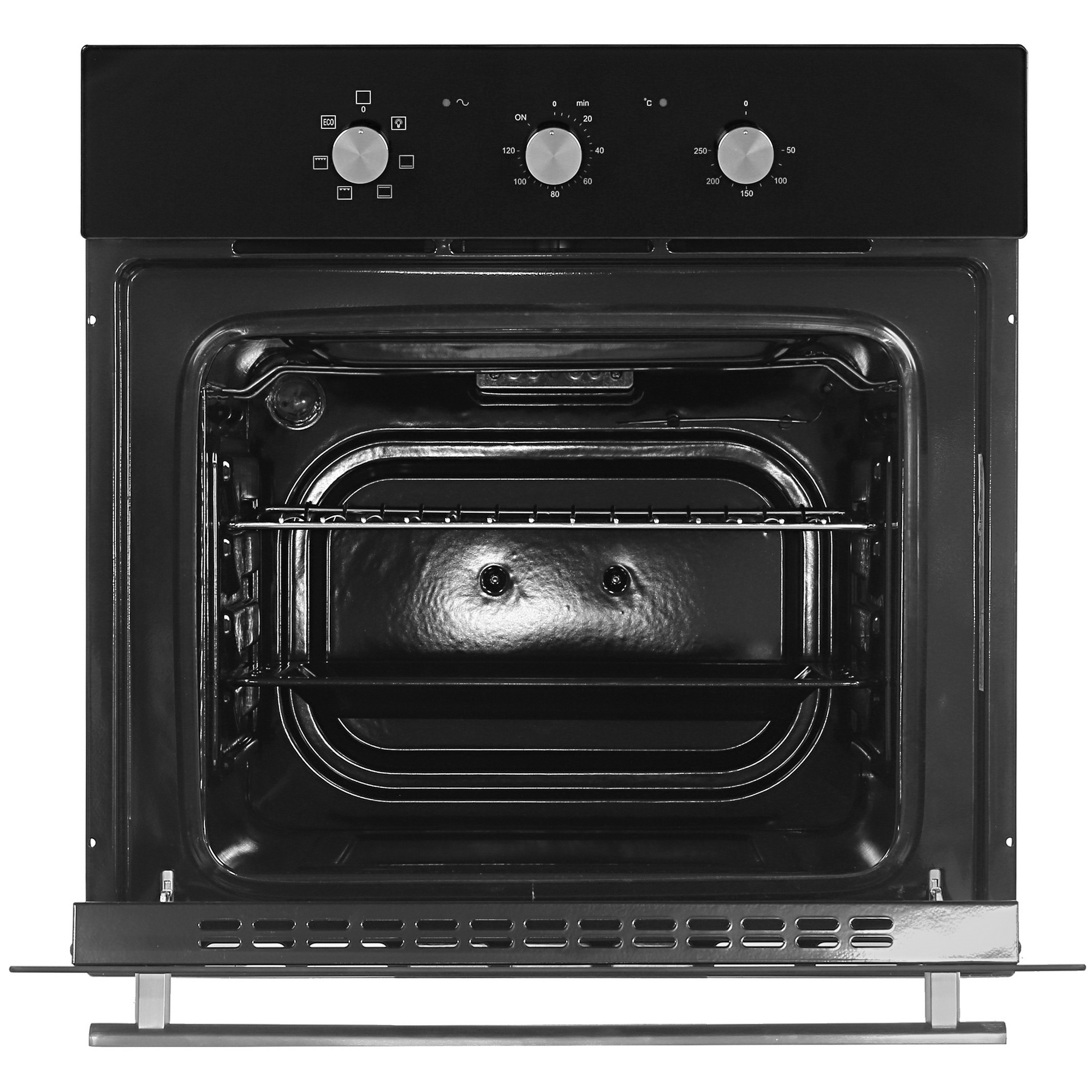 8160935 Электрический духовой шкаф HOMSair OES657BK черный STDN-0060045 - Вид №6