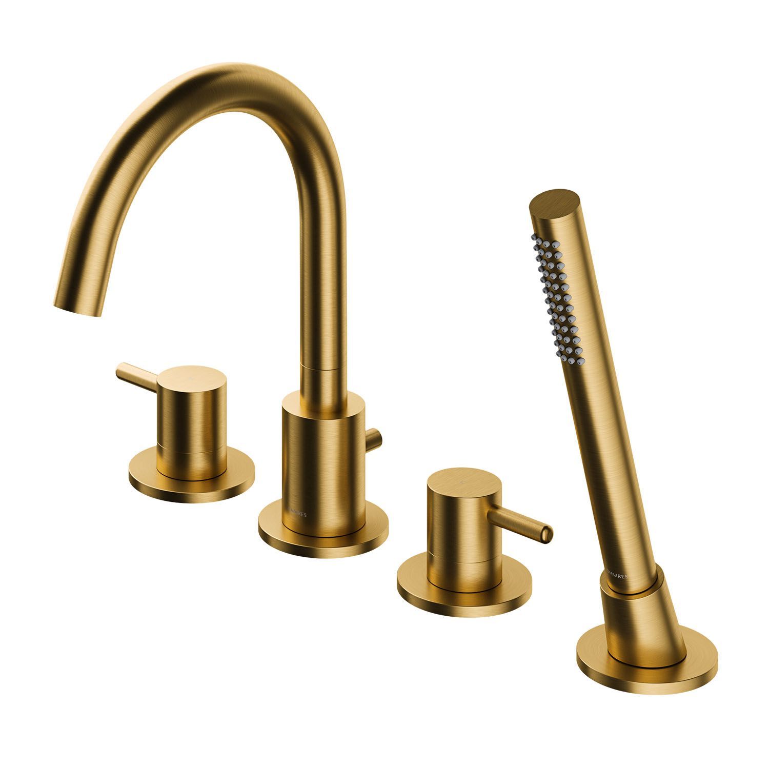 Смеситель для ванны с 4 отверстиями и ручным душем OMNIRES Y ARCH-00055151 - Вид №4