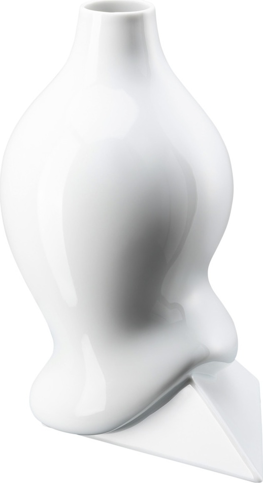 10640562 Rosenthal Ваза Rosenthal Сироп 28см, фарфор, белая, глянцевая (Седрик Раго) Фарфор 