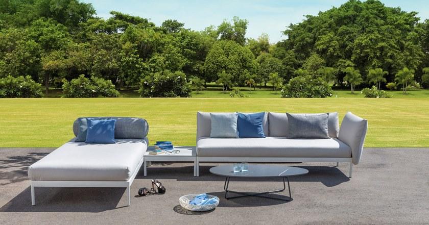 FISCHER MÖBEL Модульный садовый диван из ткани sunbrella® Kairos sun-id-1352292 - Вид №5