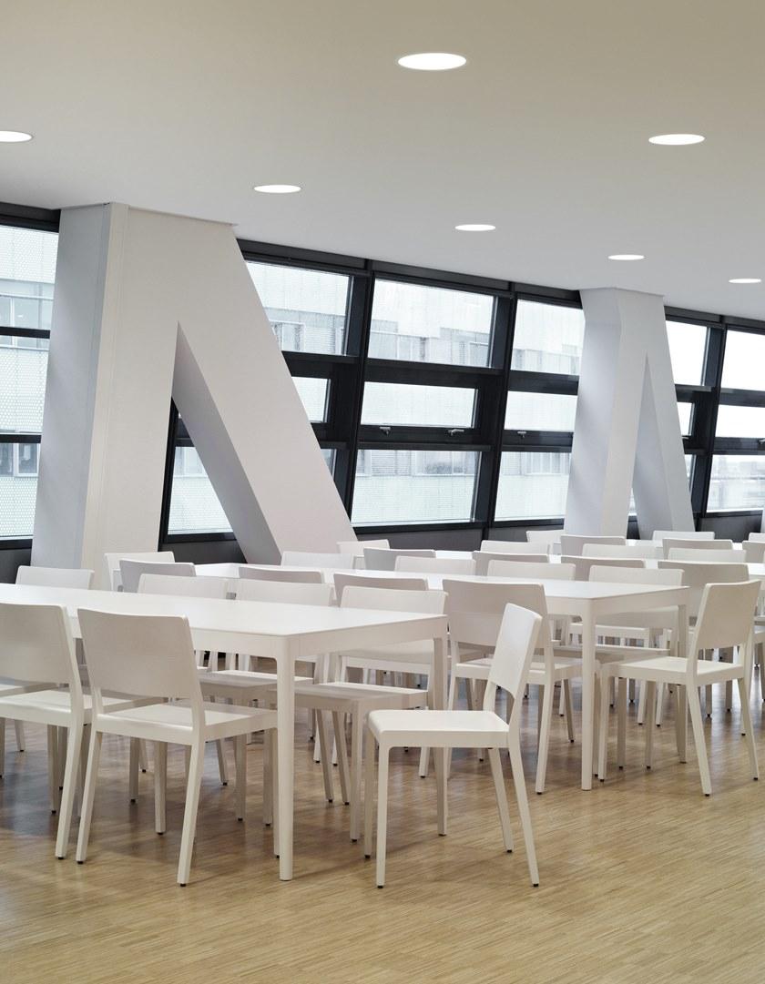 Crassevig Штабелируемый стул с обивкой из массива дерева Esse sun-id-1481265 - Вид №1