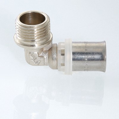 VTm.253.N.002606 Пресс-фитинг – угольник с переходом на наружную резьбу Valtec 26 мм х 1"  - Вид №8