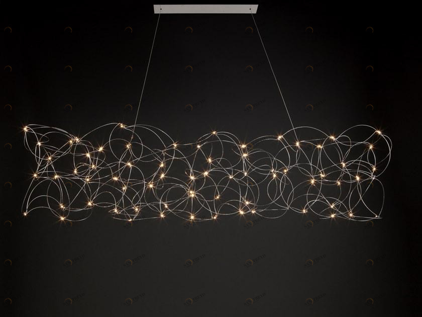 Quasar Светодиодный подвесной светильник из металла с диммером sun-id-1351105