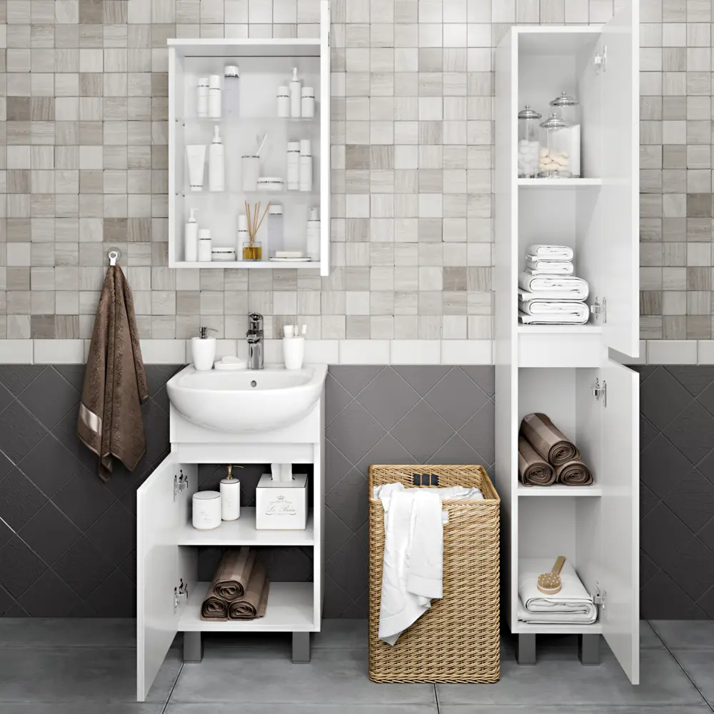 Тумба Santreyd Соло для раковины - компактное хранение в ванной 89123916 STLM-0078641 - Вид №4