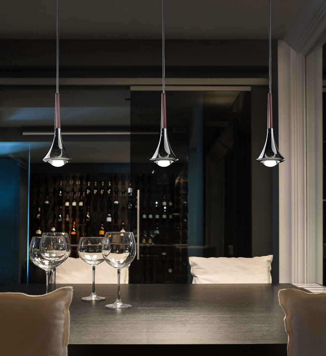 Studio Design Rain SO 156003 copp.bronze светильник подвесной линзованный Studio Italia Design 110488 - Вид №1