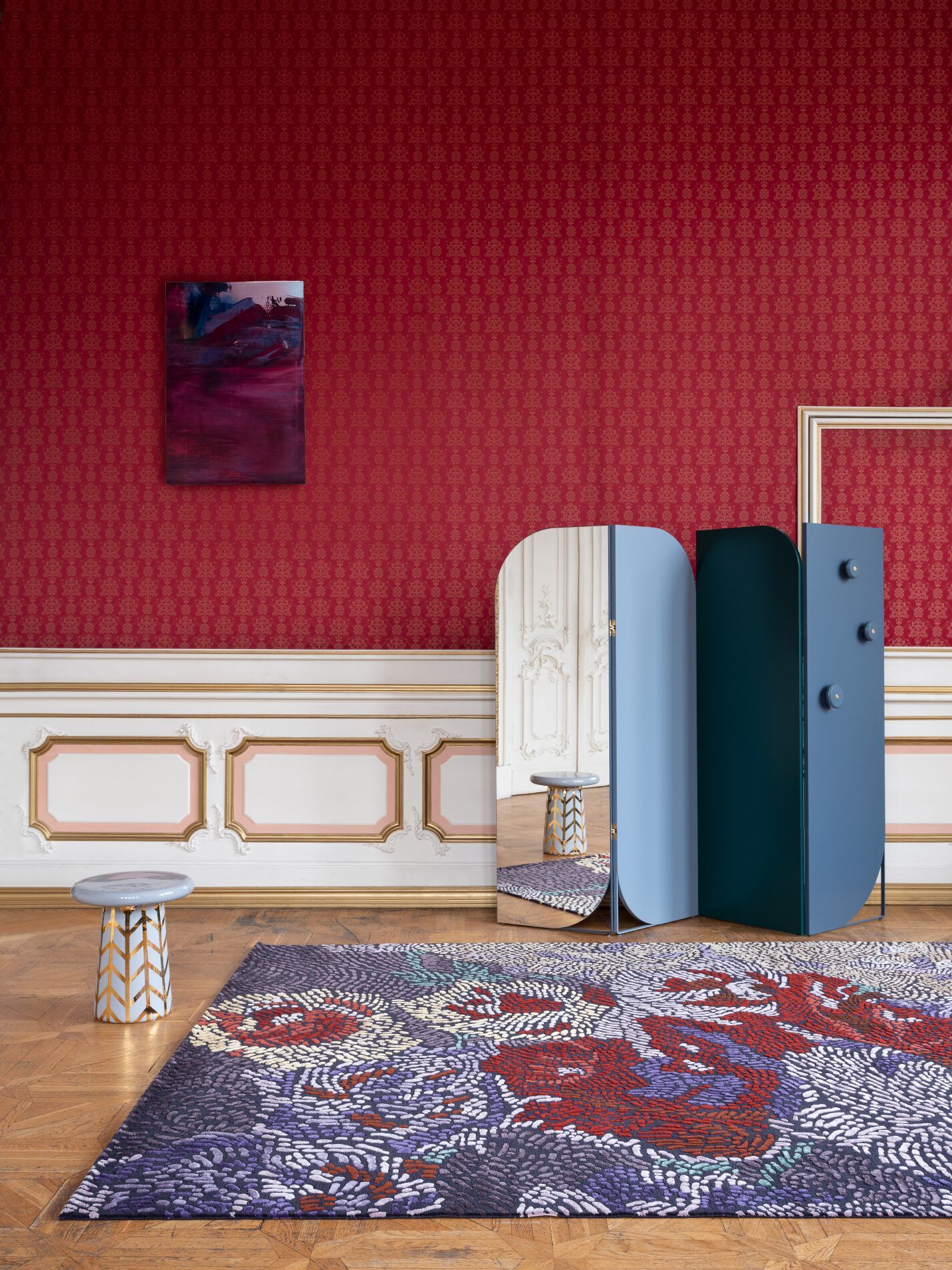 Ковер ручной работы из шерсти и шелка Tapis Rouge навсегда ARCH-00115215 - Вид №7