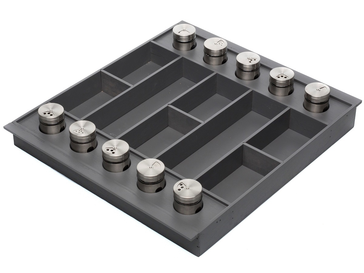 Лоток для столовых приборов Epos Lux 600 TB Dark Grey  NAVAKO 10279