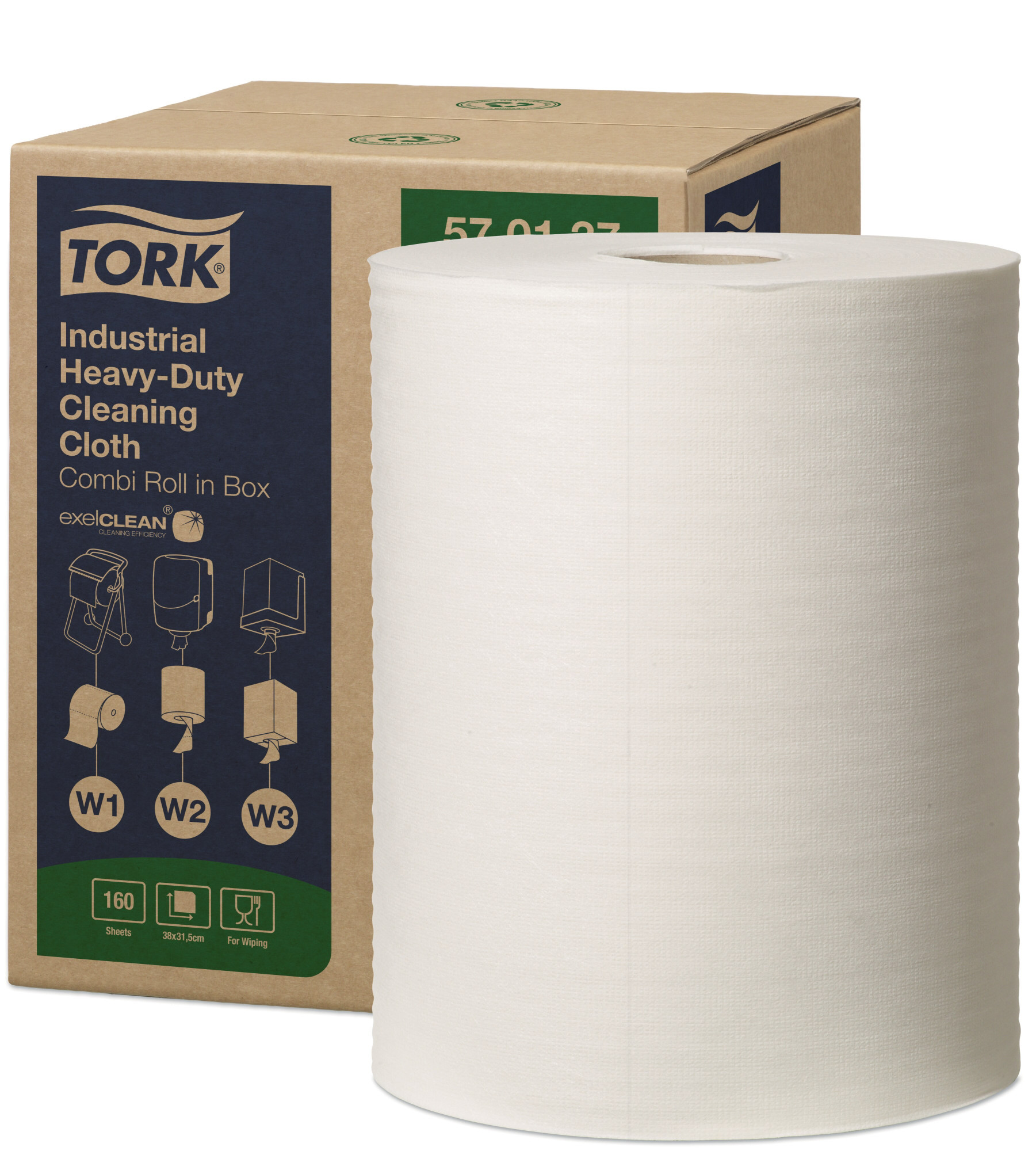 57013750 Нетканое полотно для сильных промышленных загрязнений Tork 