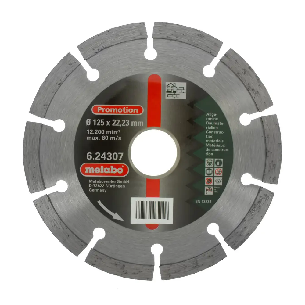 Диск алмазный по керамике Metabo 125х22.2 мм 18114233 STLM-2198824 