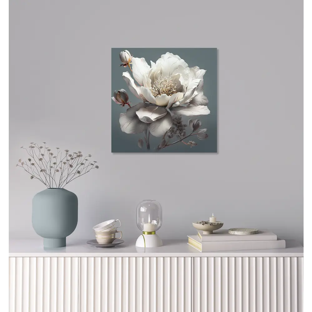 Santreyd Цветочная картина на холсте 30×30 см для стильного интерьера 87964159 STLM-0076430 - Вид №2