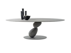 Овальный стол из МДФ