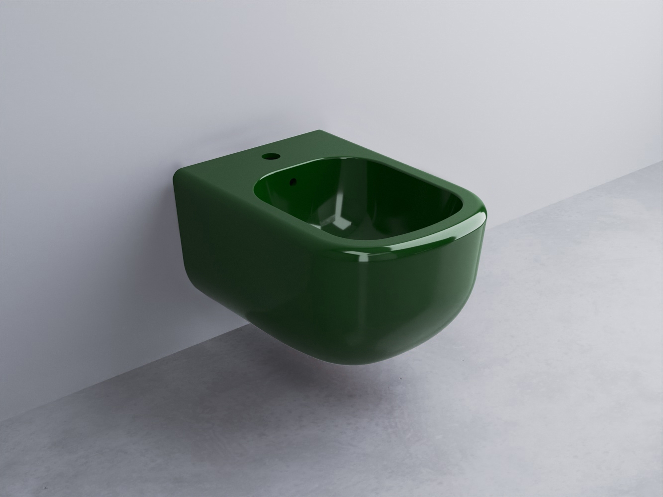 ERBS-AL Биде подвесное с одним отверстием под смеситель, в комплекте с крепежами cielo Era Ceramica Cielo