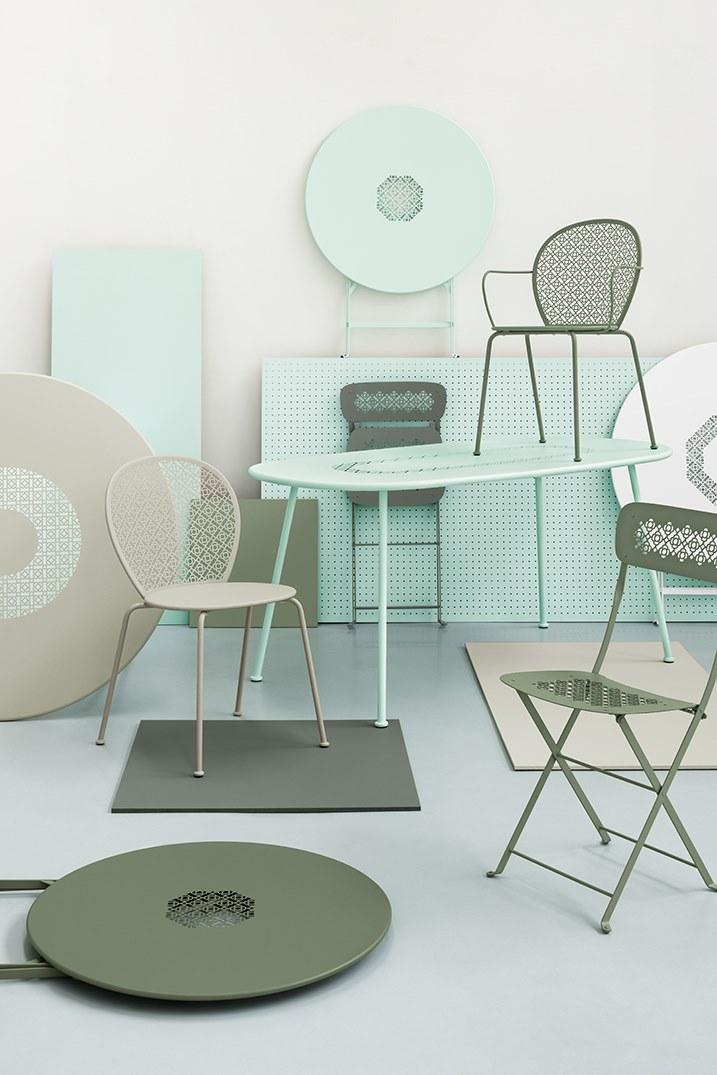 Fermob Садовый стол из металла Lorette 5762 - Вид №1