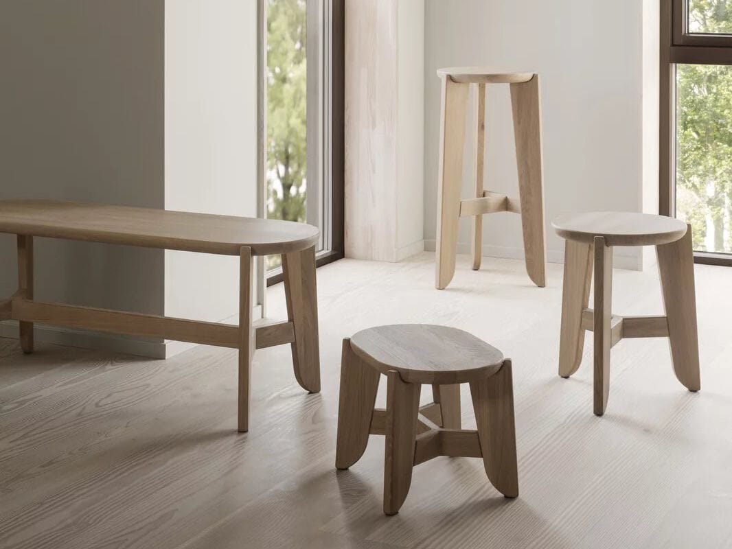 Дубовый барный стул с подставкой для ног blomus Eli ARCH-00056672 - Вид №2