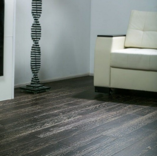 Массивная доска Ashton Дакар Дуб Рустик с брашью (Текстурированная) 910х125 мм 1000300011 - Вид №1