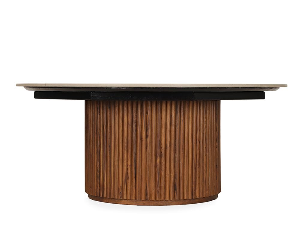 Круглый деревянный обеденный стол Alankaram OTUTU ARCH-00037278 - Вид №2