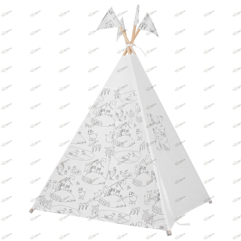 Вигвам-раскраска Painter VAMVIGVAM PAINTER 281897 Белый Santreyd