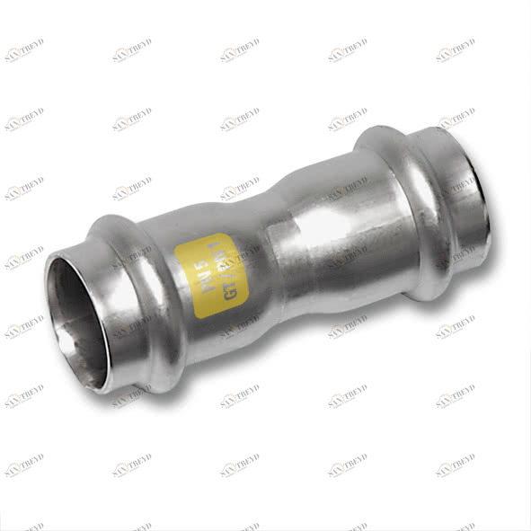617270108 SANHA 17270 пр.-фит. газ, нерж.сталь, муфта ВПр-ВПр 108,0 мм 