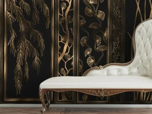 Affreschi & Affreschi Рулонные экологические обои из гипса с цветочными мотивами Season 1 Kw0604