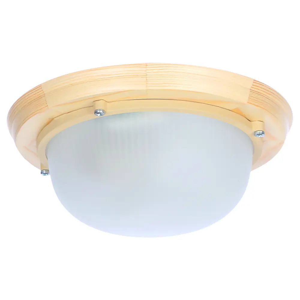 Светильник для сауны круглый 1xE27x60 Вт цвет сосна IP65 17923661 STLM-2057566 ЗАВОД ЭЛЕТЕХ 