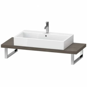 BR100C05151 Brioso Консоль для накладной и встраиваемой сверху раковины компакт Сосна коричневая, декор