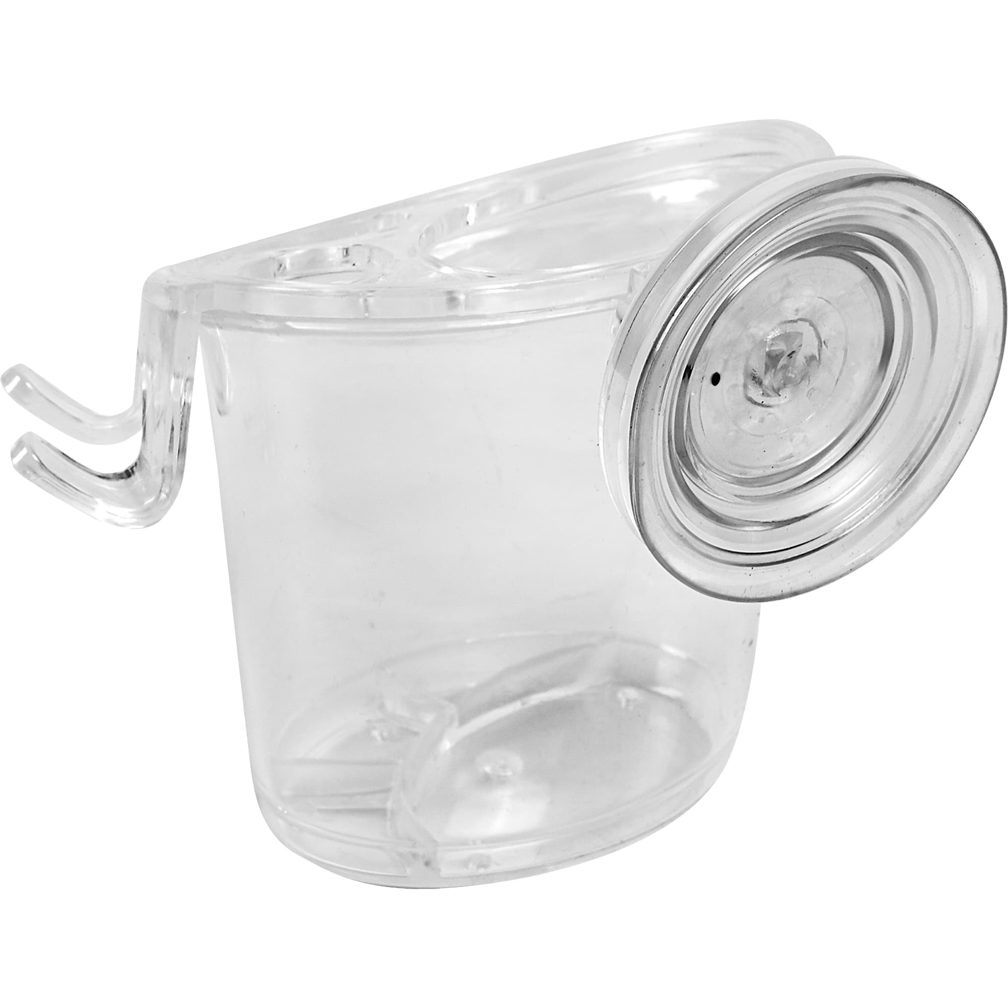 18308492 Стакан для зубных щёток подвесной «» цвет прозрачный ВАКУУМ Santreyd  - Вид №1