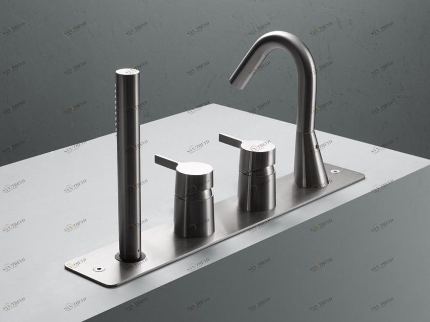 Quadrodesign Комплект для ванны на 3 отверстия Volcano sun-id-1447830