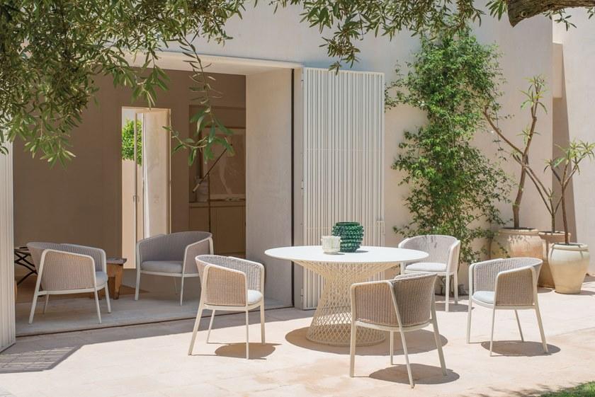 emu Кресло для отдыха из алюминия и плетеной веревки Carousel 1216 - Вид №6