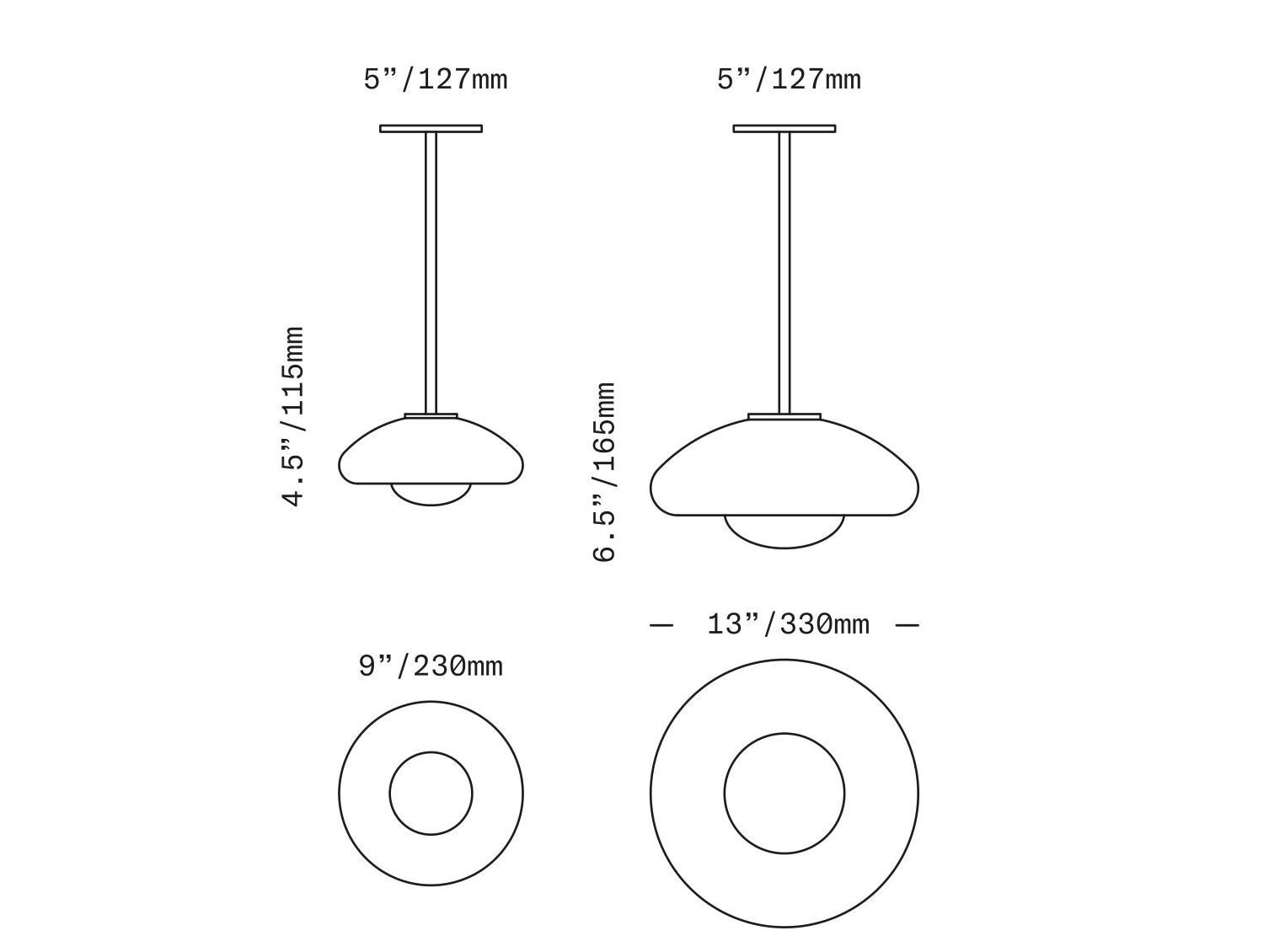 Светодиодный подвесной светильник из латуни и ледяного стекла SkLO Pillow ARCH-00066023 - Вид №6