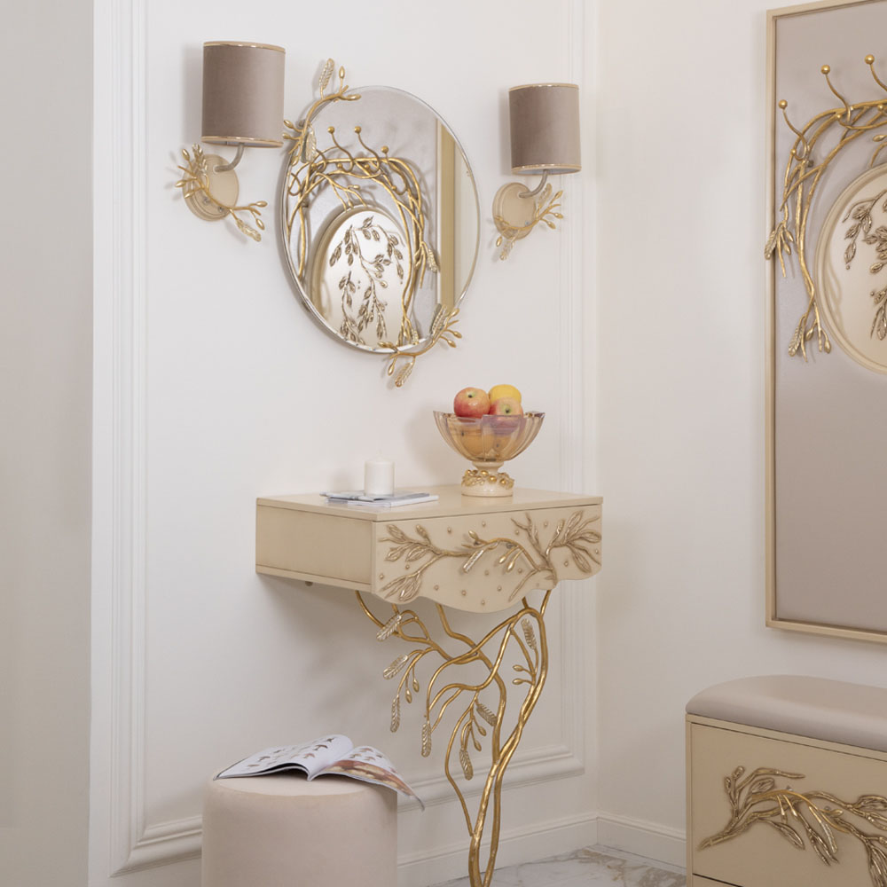 35066 Бра Oliva Branch Айвори правое BOGACHO 4627196596955 - Вид №1