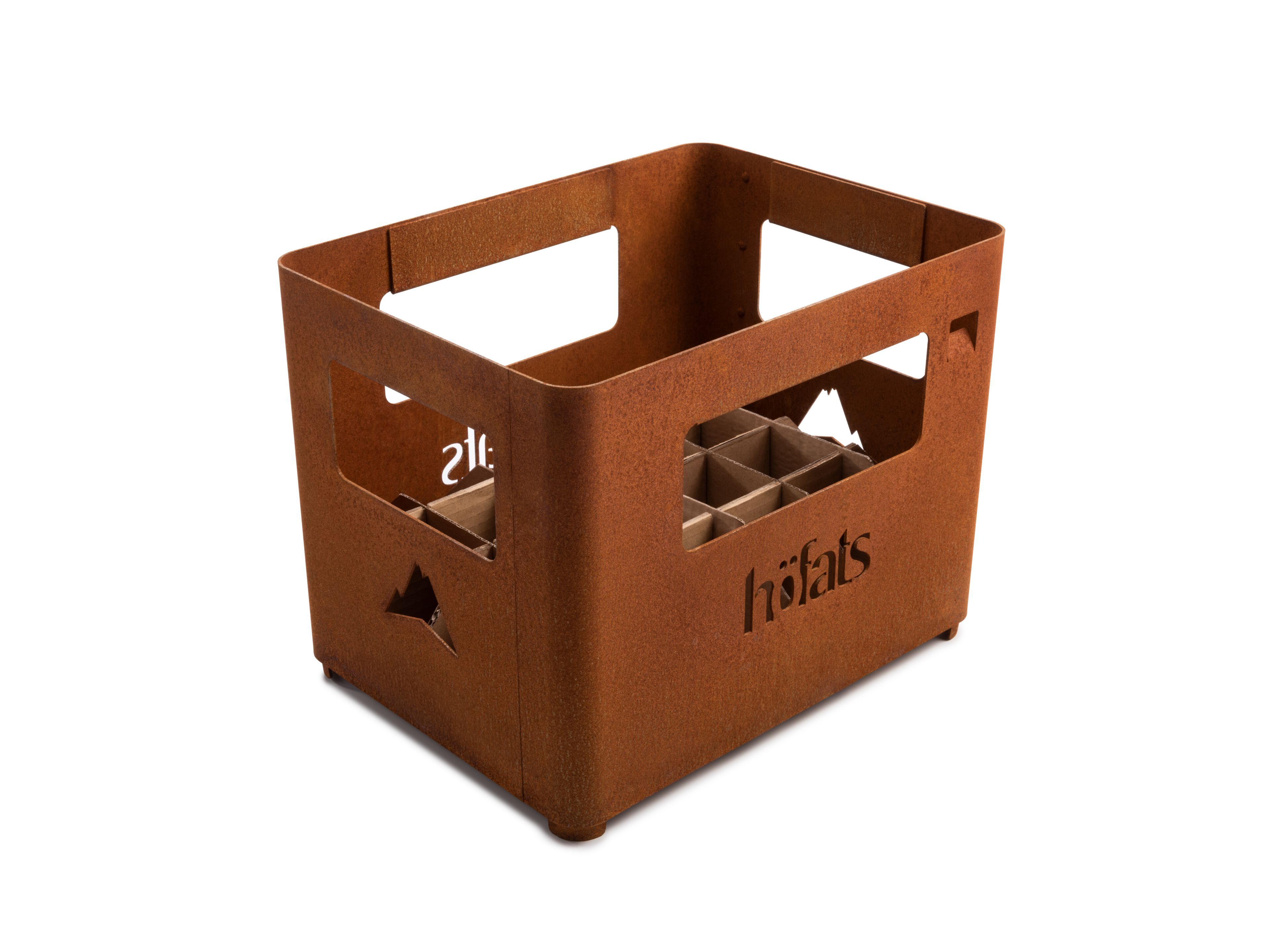 Стальная чаша для костра / держатель для бутылок Corten™ höfats Beer Box ARCH-00116370 - Вид №4
