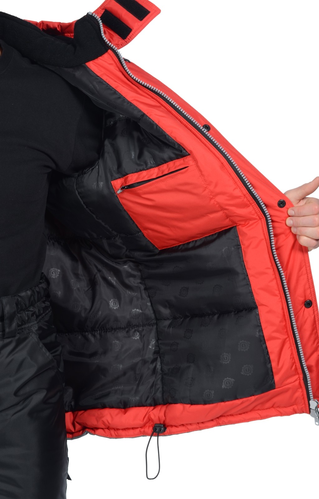 63119 Куртка "Ультра" зимняя красная  Зимняя спецодежда  размер 56-58/170-176  - Вид №7