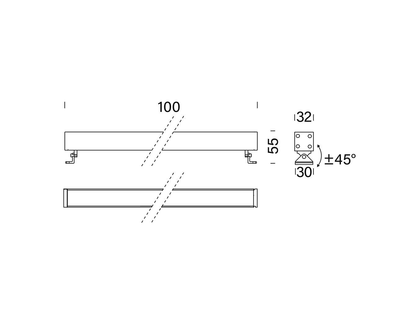 Линейный профиль для наружной алюминиевой стены Platek Mini Corniche ARCH-00050359 - Вид №4