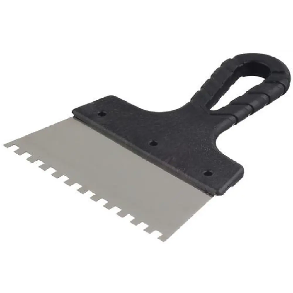 Шпатель зубчатый Jettools 150 мм нержавеющая сталь зуб 6x6 мм STLM-2030879