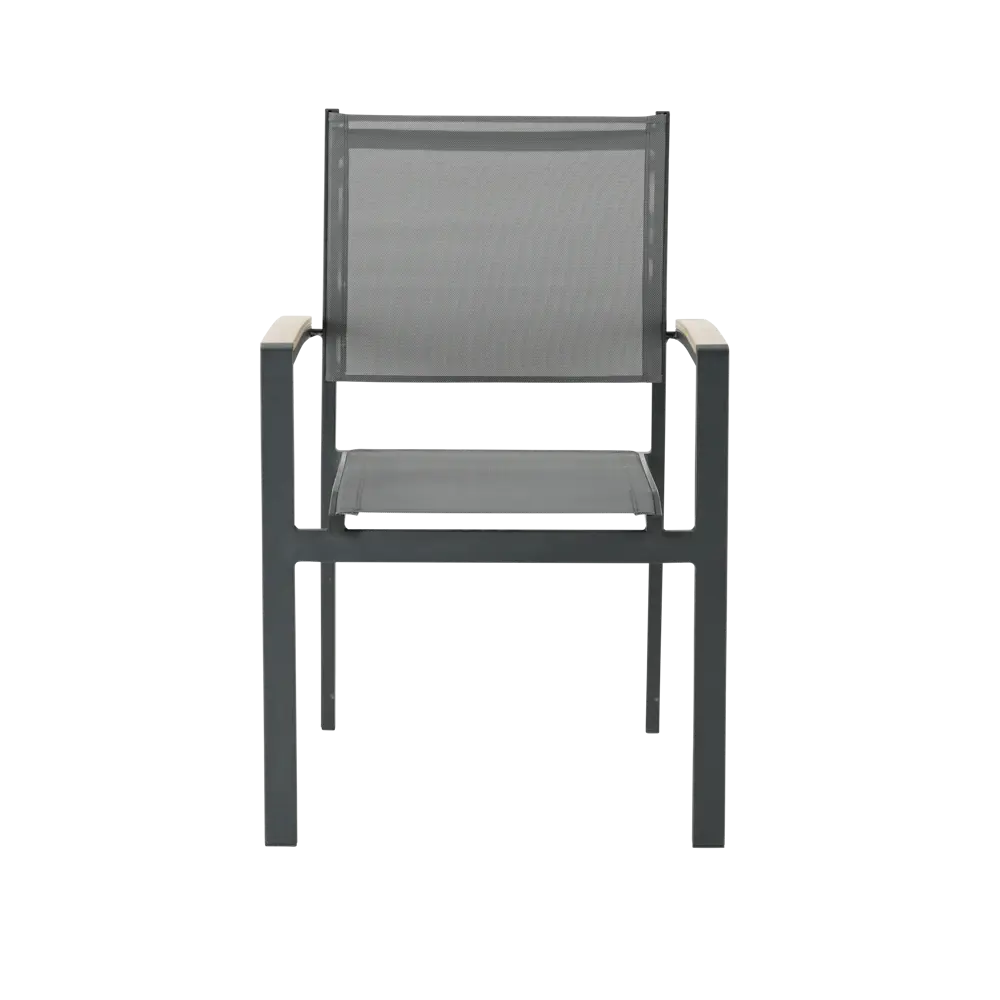 Кресло садовое Naterial Clara 57x58x86 см алюминий цвет серый 86549080 STLM-2198968  - Вид №2