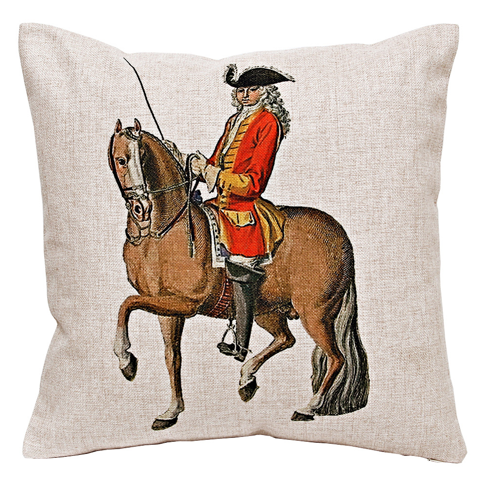 2719151 Декоративная подушка «Верховая езда, Урок № 4» Object Desire 