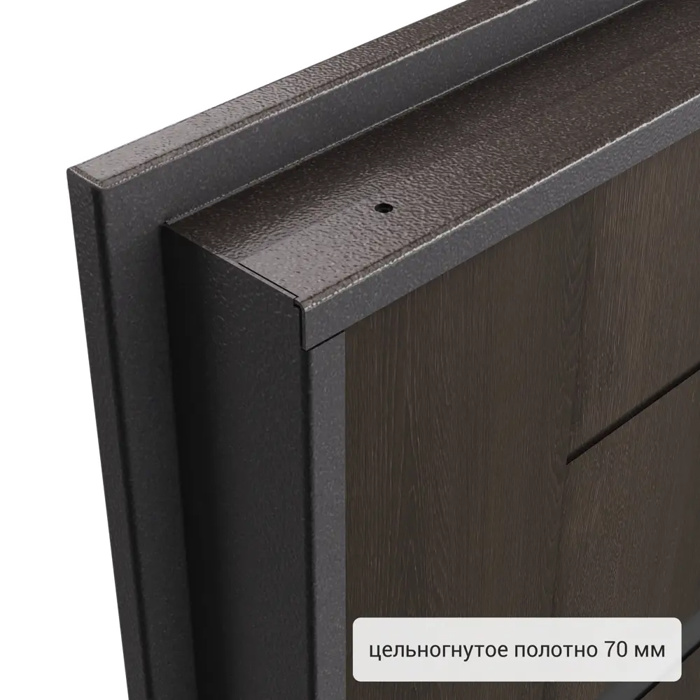 Дверь металлическая Гросс Техно, 960 мм, правая, цвет дуб морёный 82128387 STLM-2146658 TOREX  - Вид №8