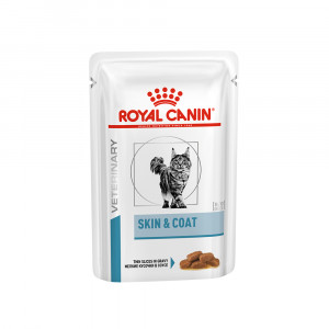 ПР0050018 Корм для кошек Vet Skin & Coat пауч 85г ROYAL CANIN