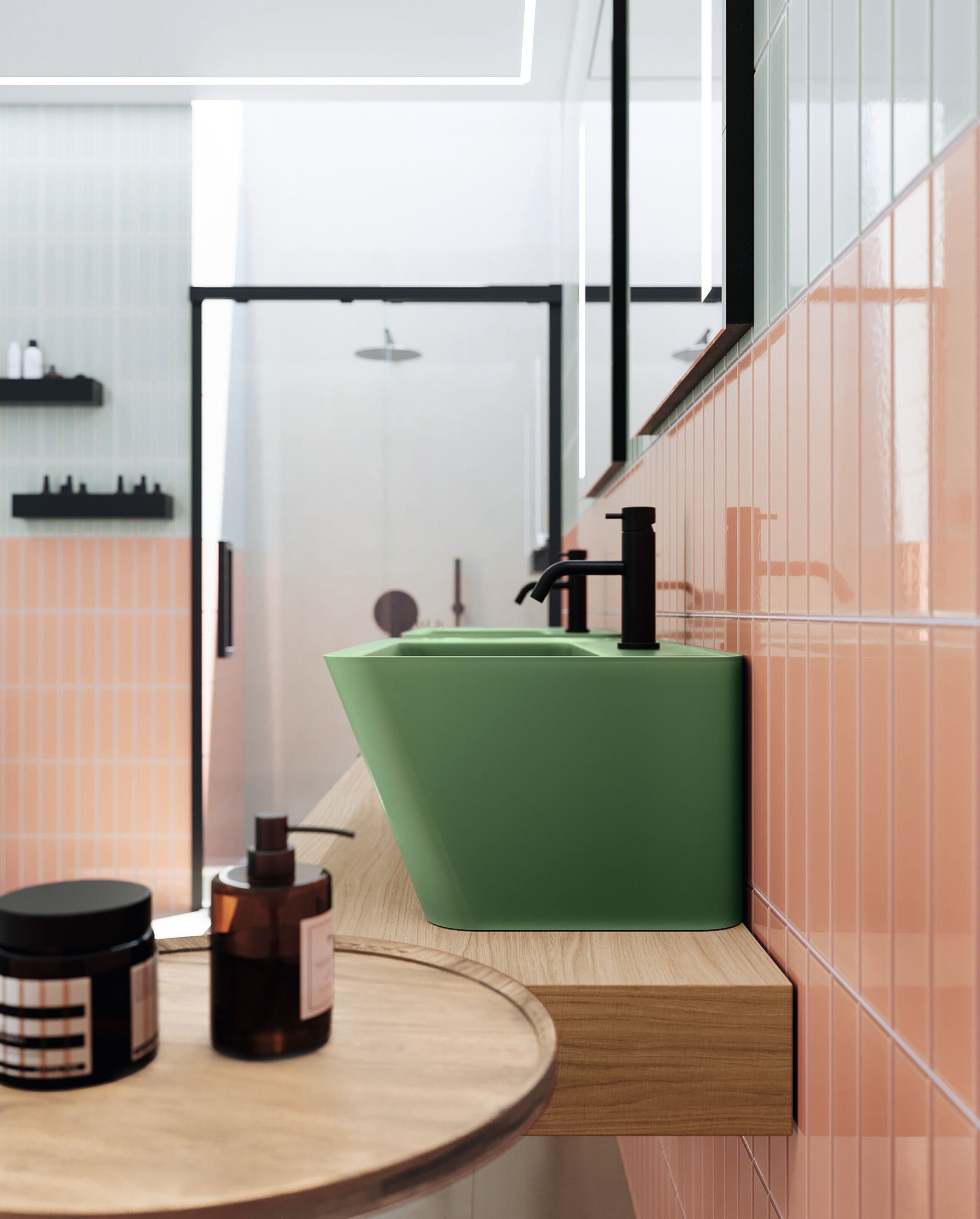 Керамическая прямоугольная подвесная раковина COLAVENE Wynn ARCH-00025369 - Вид №2